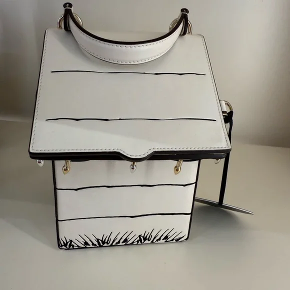 Kate Spade Snoopy Cream and Black Crossbody and Handle Handbag - Picture 3 of 6